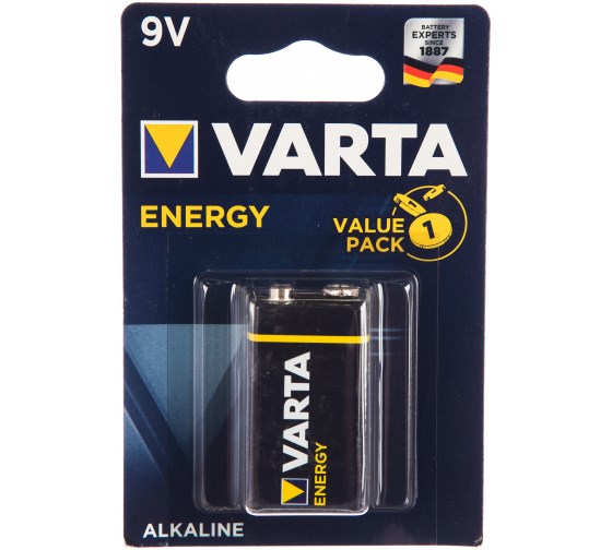 Bateria alkaliczne VARTA Energy 9V 6LR61 — zdjęcie 1 z 2