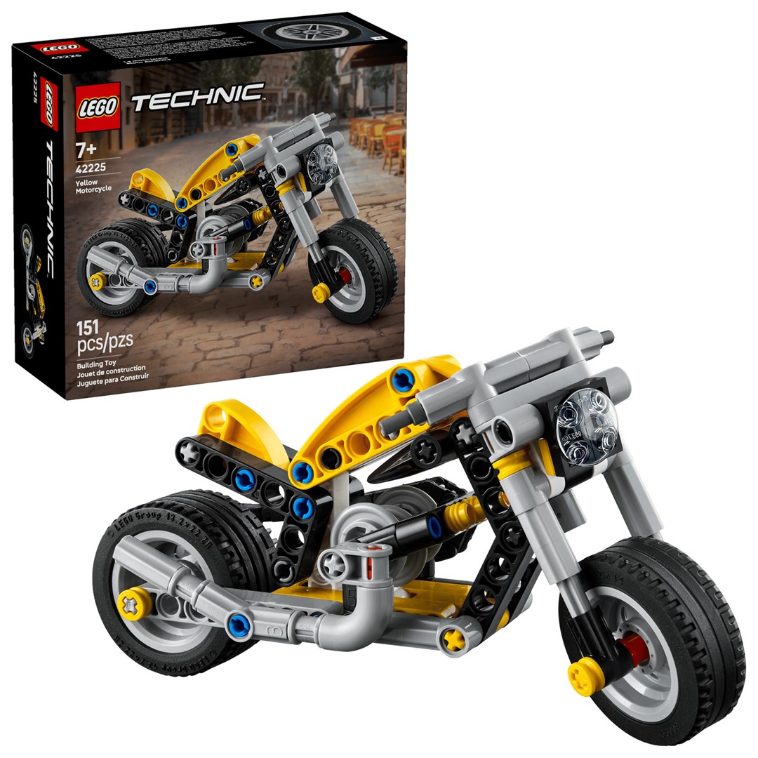 LEGO Technic 42225 - Żółty Motocykl — zdjęcie 1 z 8