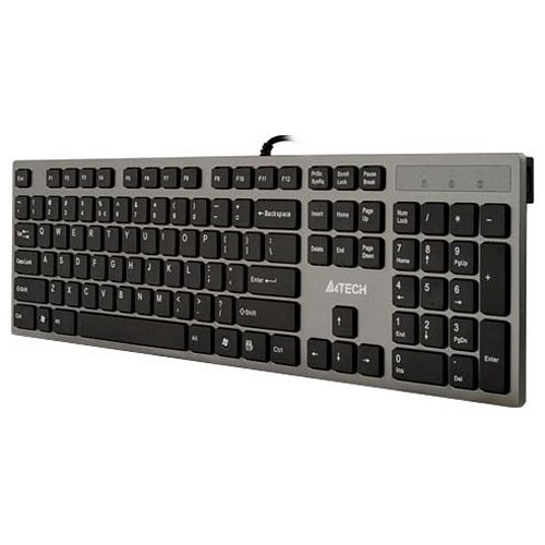 Klawiatura membranowa A4 TECH KV-300H (USB 2.0; US; czarna) — zdjęcie 1 z 7