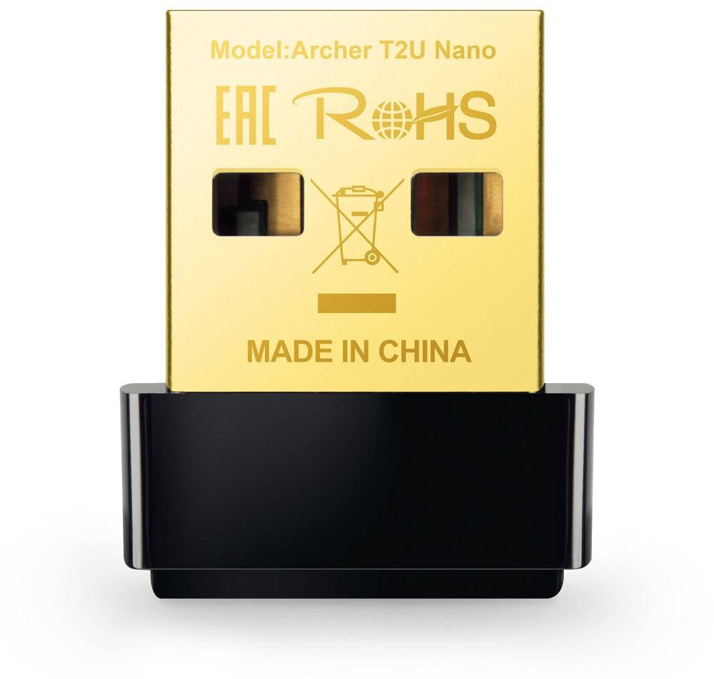 Karta sieciowa TP-LINK T2U Nano (USB 2.0) — zdjęcie 1 z 3