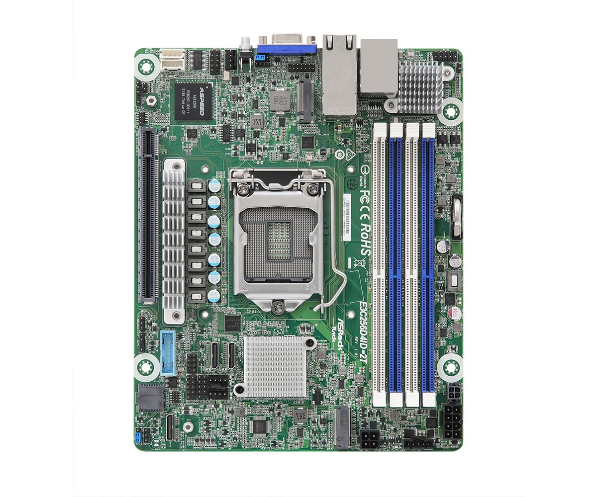Płyta główna ASRock E3C256D4ID-2T LGA1200 Intel Xeon E-23XX — zdjęcie 1 z 4