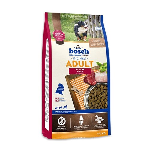 BOSCH Adult Lamb & Rice 3kg - Sucha Karma Dla Psa