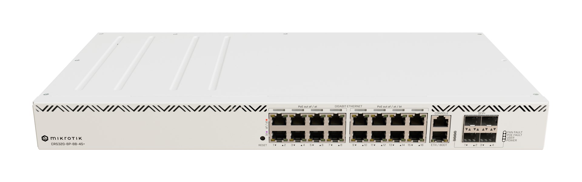 Switch Mikrotik CRS320-8P-8B-4S+RM 21p PoE — zdjęcie 1 z 3