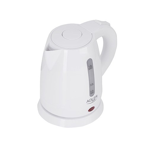 Czajnik elektryczny Adler AD 1272 (1600W, 1l, biały) — zdjęcie 1 z 8