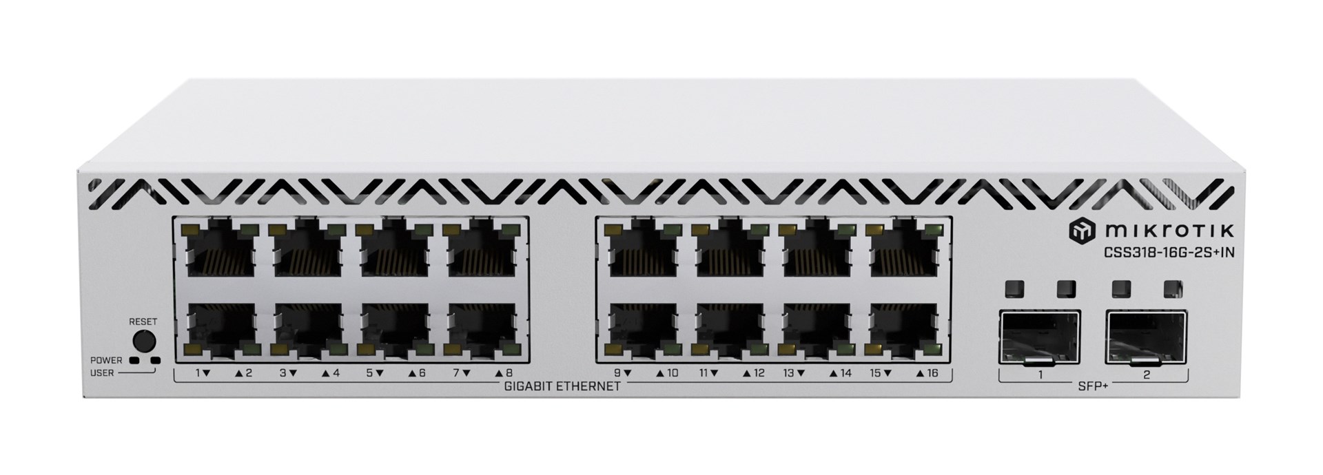 Switch Mikrotik CSS318-16G-2S+IN 18p Managed Gigabit/10G — zdjęcie 1 z 6