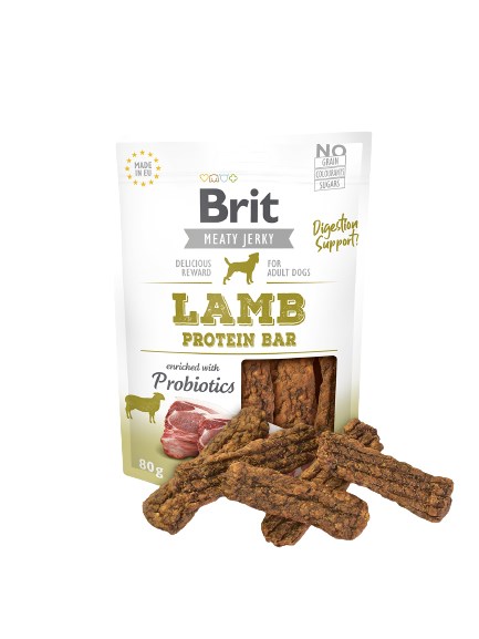 Brit Jerky Lamb Protein Bar - 80g — zdjęcie 1 z 2