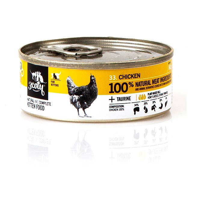 3Coty CHICKEN for Kittens 80g - Mokra Karma — zdjęcie 1 z 8