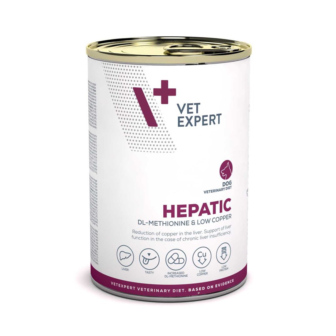 VetExpert Hepatic Dog 400g Can - Mokra Karma — zdjęcie 1 z 5