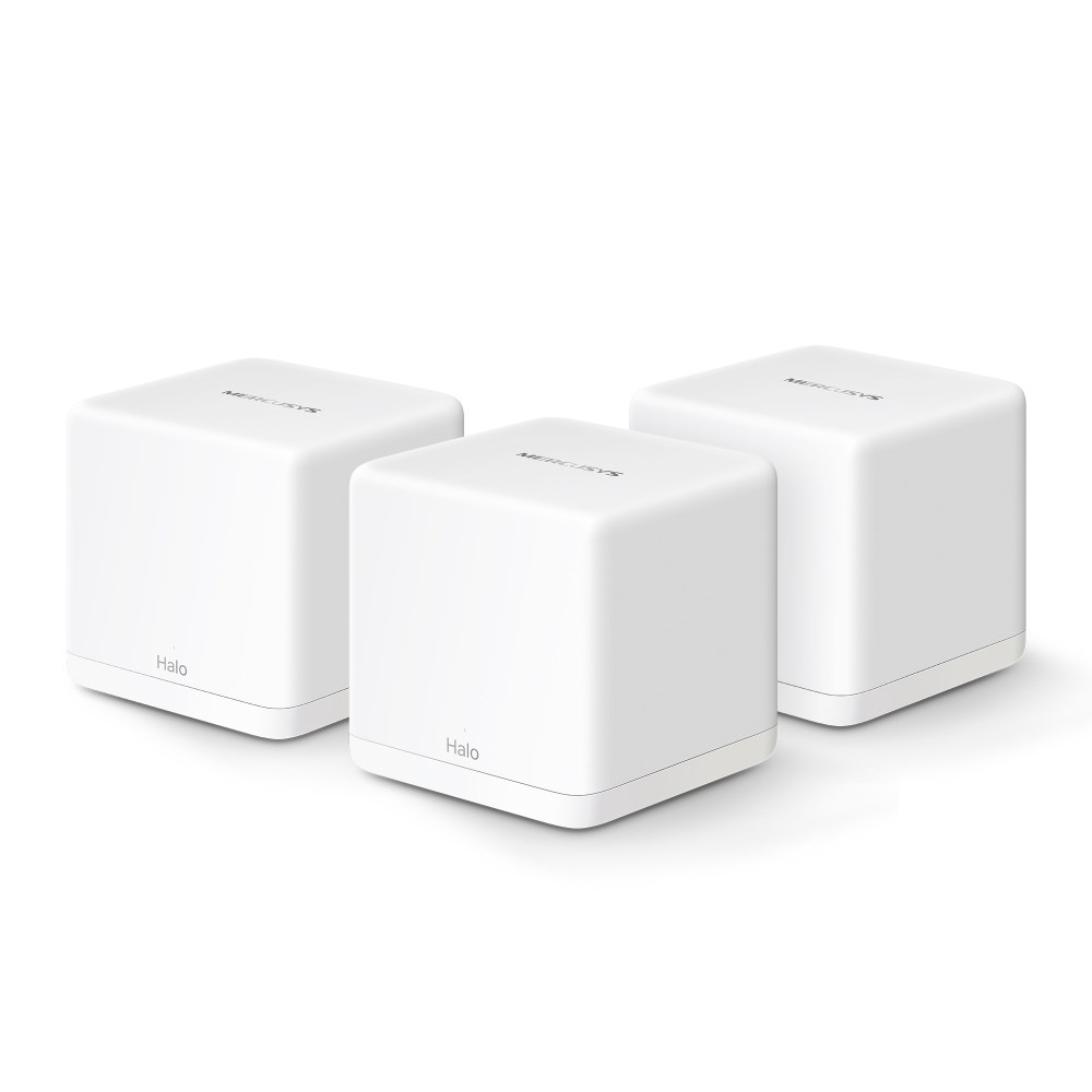 Zestaw trzech punktów dostępu Mercusys Halo H60X (system mesh) — zdjęcie 1 z 3