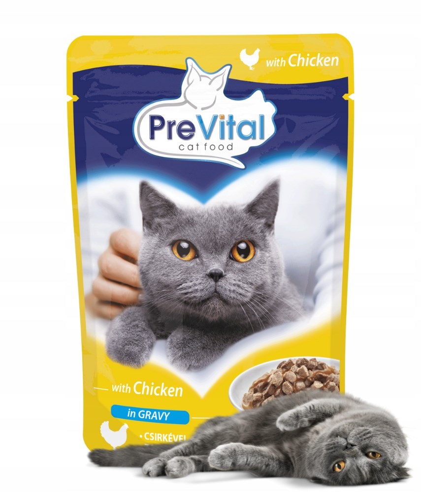 PREVITAL kurczak w sosie 100g dla kotów — zdjęcie 1 z 5
