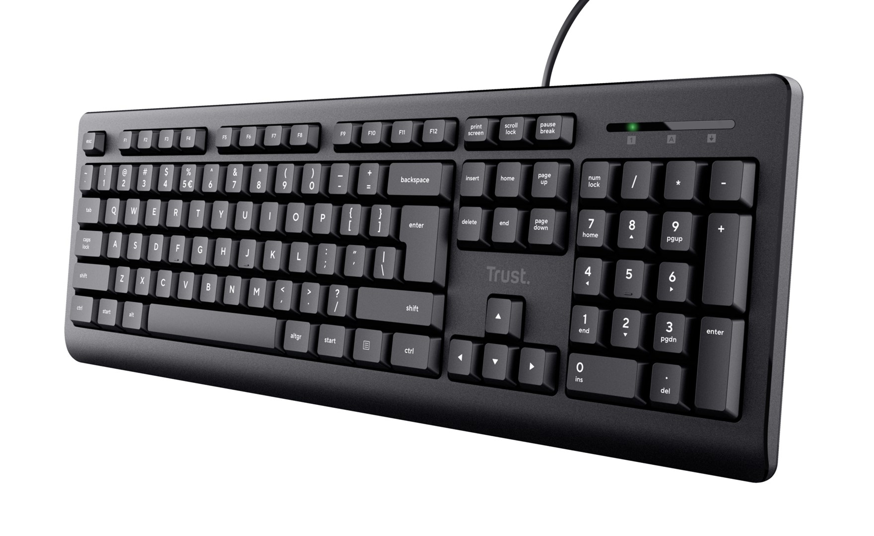 Klawiatura TRUST TK-150 KEYBOARD US — zdjęcie 1 z 7