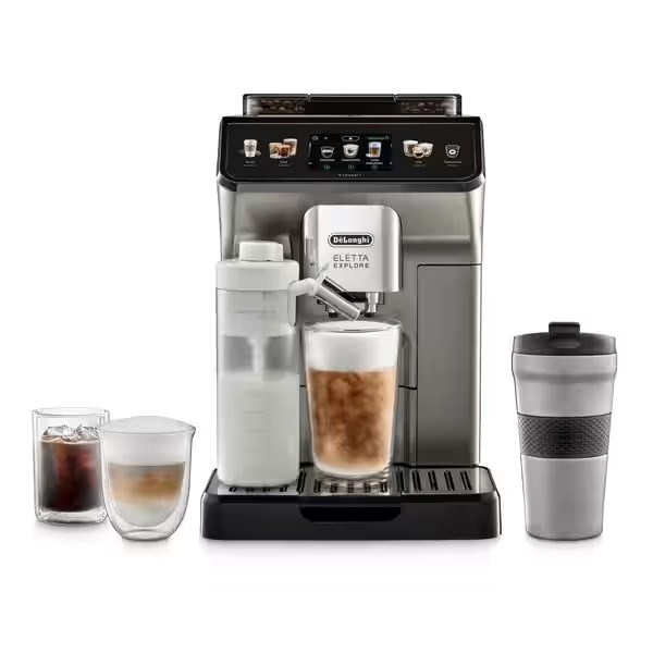 Ekspres ciśnieniowy DeLonghi ECAM 450.86.T - 19 bar, 1,8 l, automatyczny — zdjęcie 1 z 4