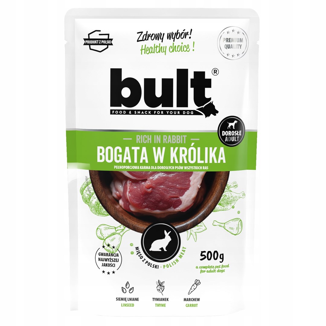 BULT Saszetka mielonka bogata w królika 500g