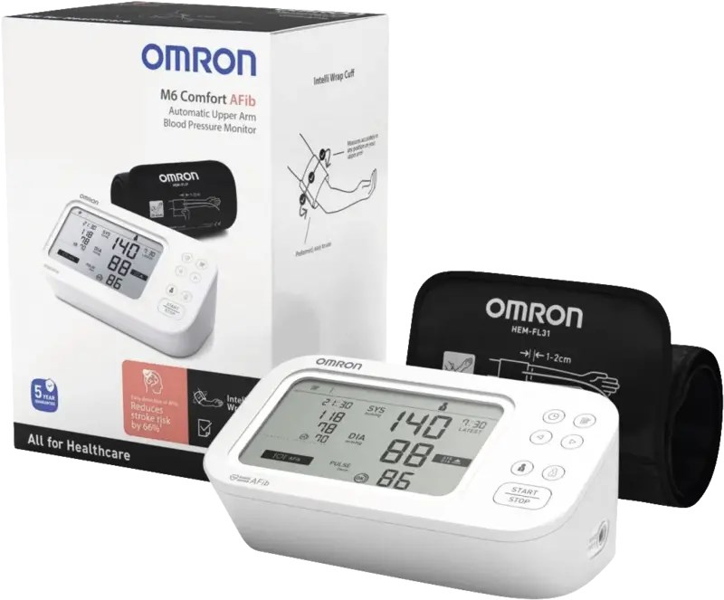 Ciśnieniomierz naramienny Omron M6 COMFORT AFIB — zdjęcie 1 z 2