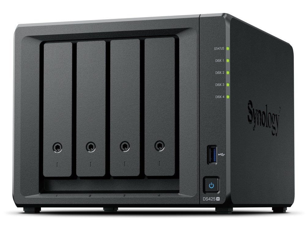 NAS Synology DS425+ - Tower, Intel Celeron J4125, 2GB DDR4