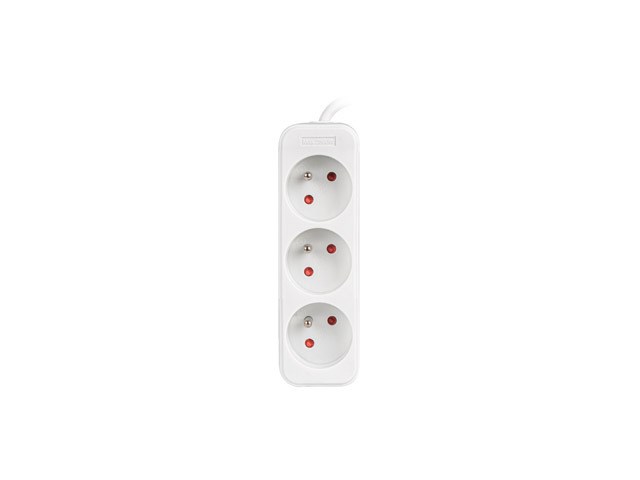 Przedłużadz Lanberg PS0-03E-0150-W, 1,5m, biały — zdjęcie 1 z 4