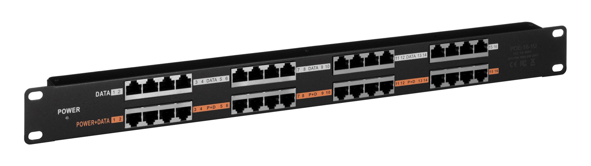 Extralink 16 Portowy PoE Injector 16x 100Mb/s R — zdjęcie 1 z 3