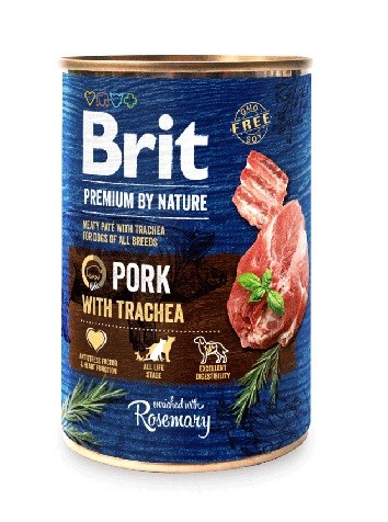 BRIT Premium by Nature Wieprzowina z Trachea - 400 g