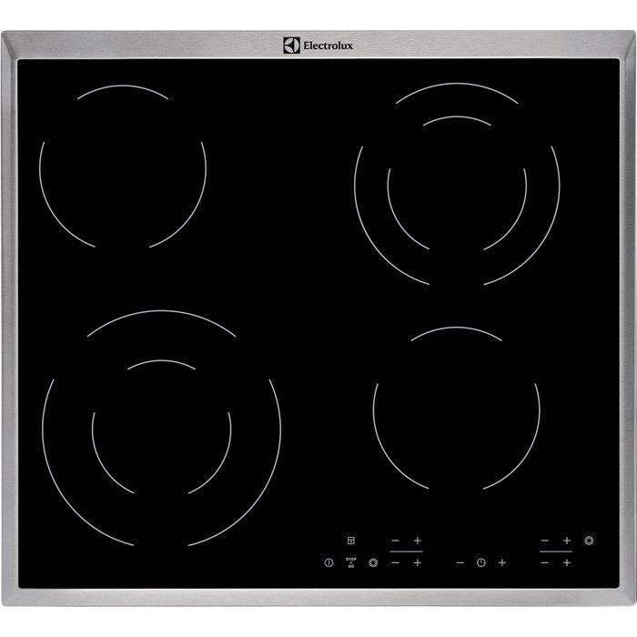 Płyta ceramiczna Electrolux EHF6342XOK (4 pola grzejne; kolor czarny) — zdjęcie 1 z 2