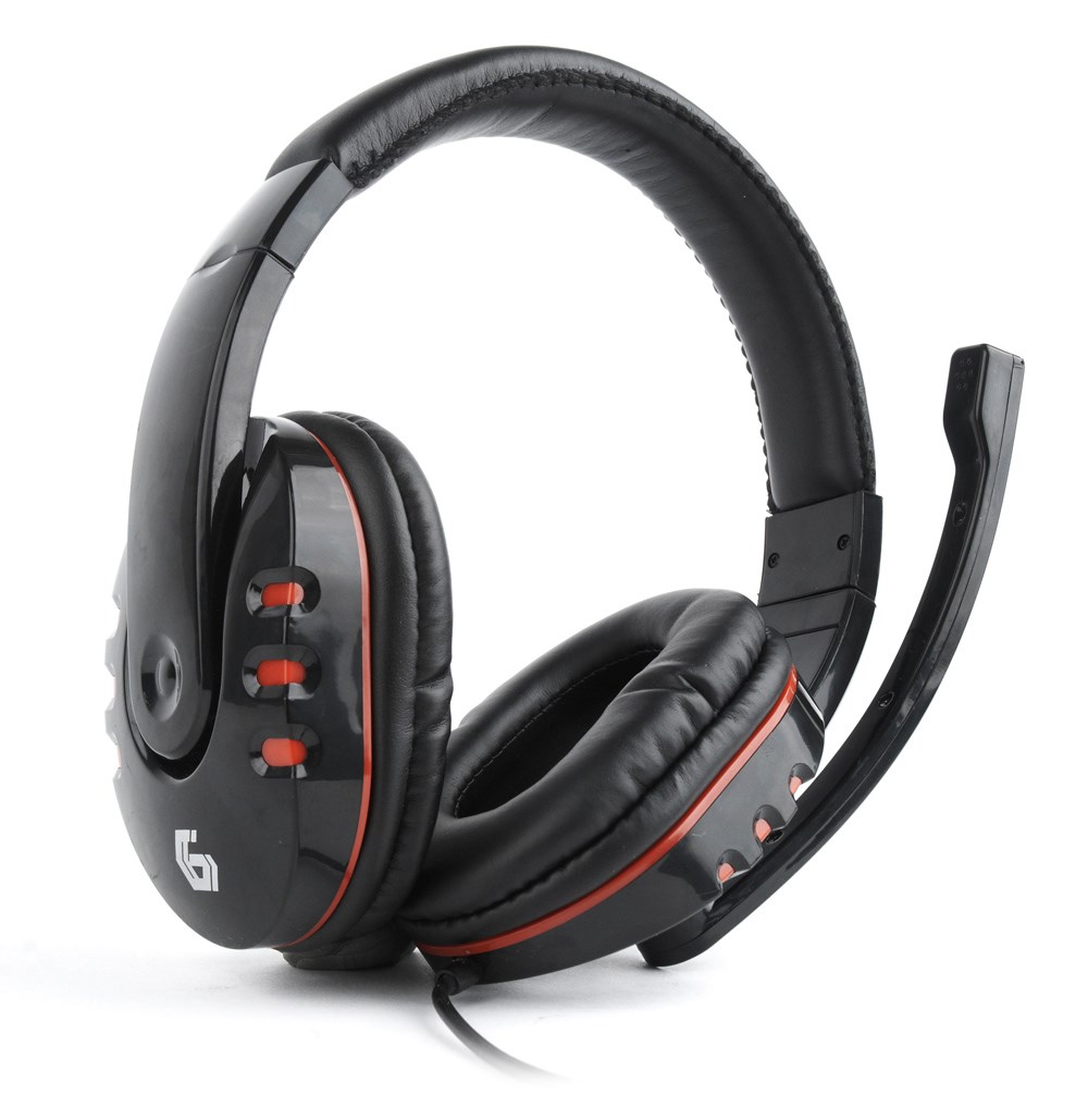 Słuchawki GEMBIRD GHS-402 czarne Gaming — zdjęcie 1 z 8