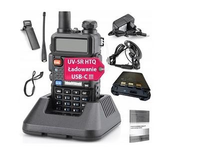 Krótkofalówka Baofeng UV-5R HTQ USB-C — zdjęcie 1 z 5