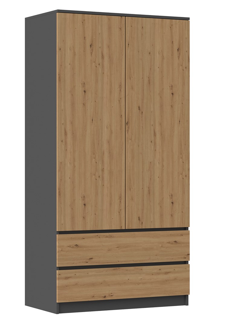 Szafa SS-90 90x50xH180 antracyt/artisan — zdjęcie 1 z 4