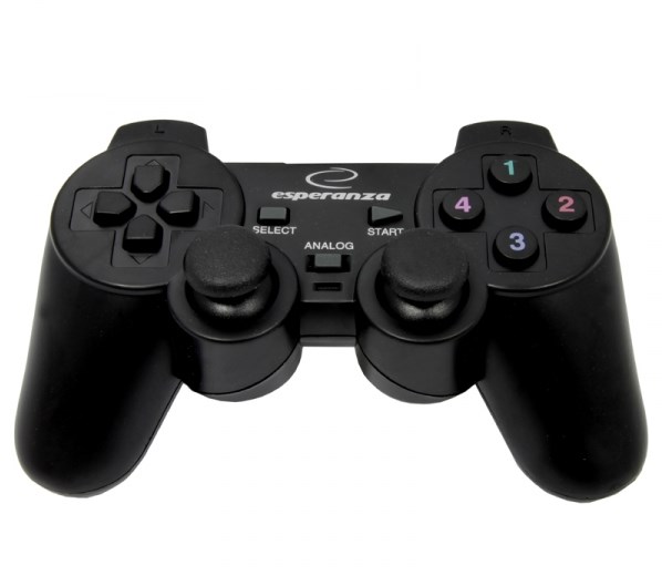 Gamepad Esperanza EG102 - Czarny USB 2.0
