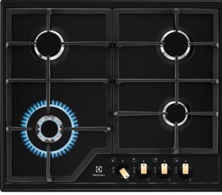 Płyta gazowa ELECTROLUX EGS6436RK czarna retro — zdjęcie 1 z 3