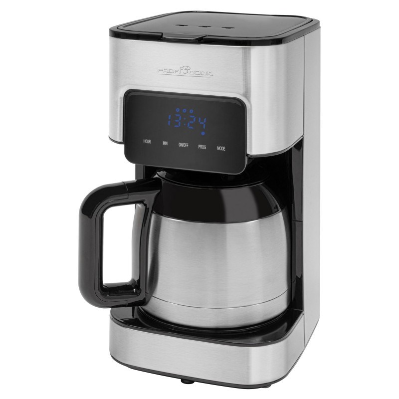 Ekspres przelewowy Proficook PC-KA 1191, 800W, 1,2l, LCD, czarny-srebrny — zdjęcie 1 z 3