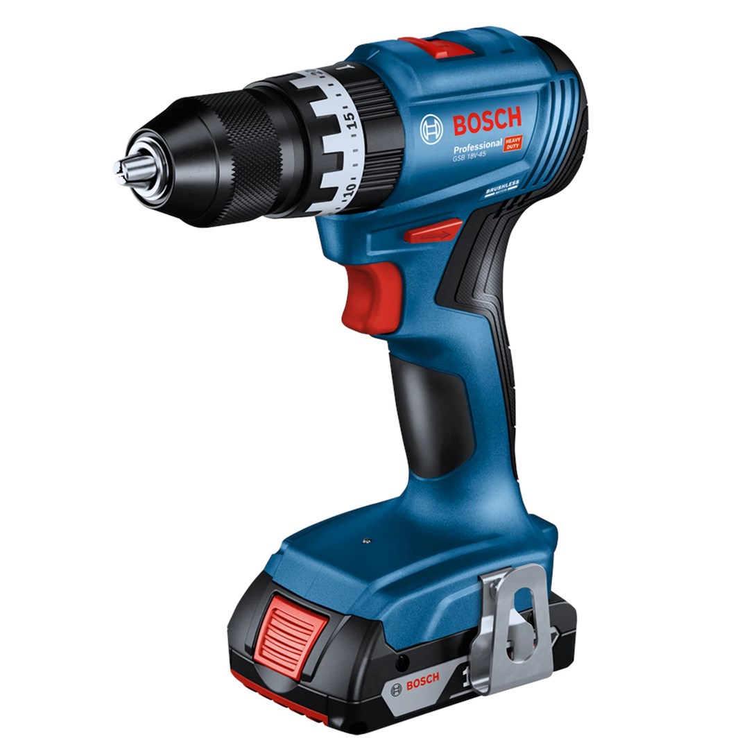 Wiertarko-wkrętarka 18V-45 GSB 06019K330A BOSCH — zdjęcie 1 z 3