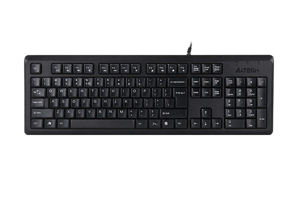Klawiatura membranowa A4 TECH KR-92 czarna — zdjęcie 1 z 5