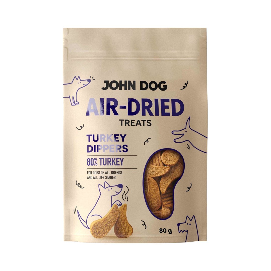 Przysmak suszony JOHN DOG z indykiem 80g — zdjęcie 1 z 5