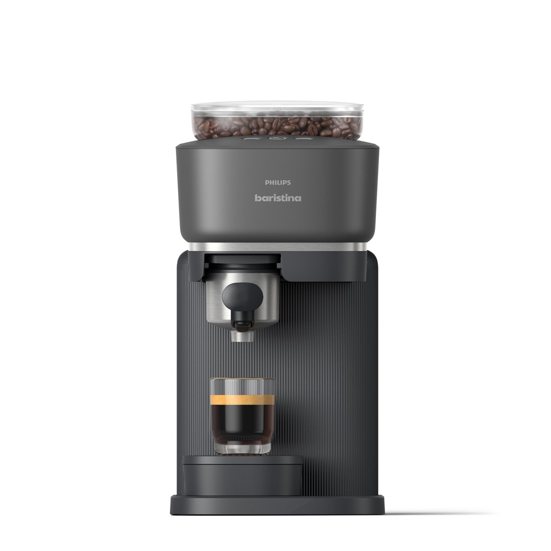 Ekspres kolbowy PHILIPS Baristina BAR300/60 - półautomatyczny, 16 bar, młynek ceramiczny — zdjęcie 1 z 8