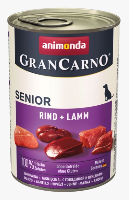 ANIMONDA Grancarno Senior wołowina i jagnięcina 400g
