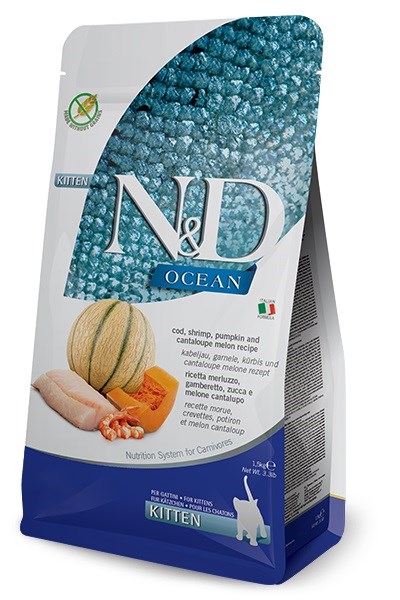 FARMINA N&D Ocean Cat Cod, Shrimp&Pumpkin - 1,5 kg — zdjęcie 1 z 8