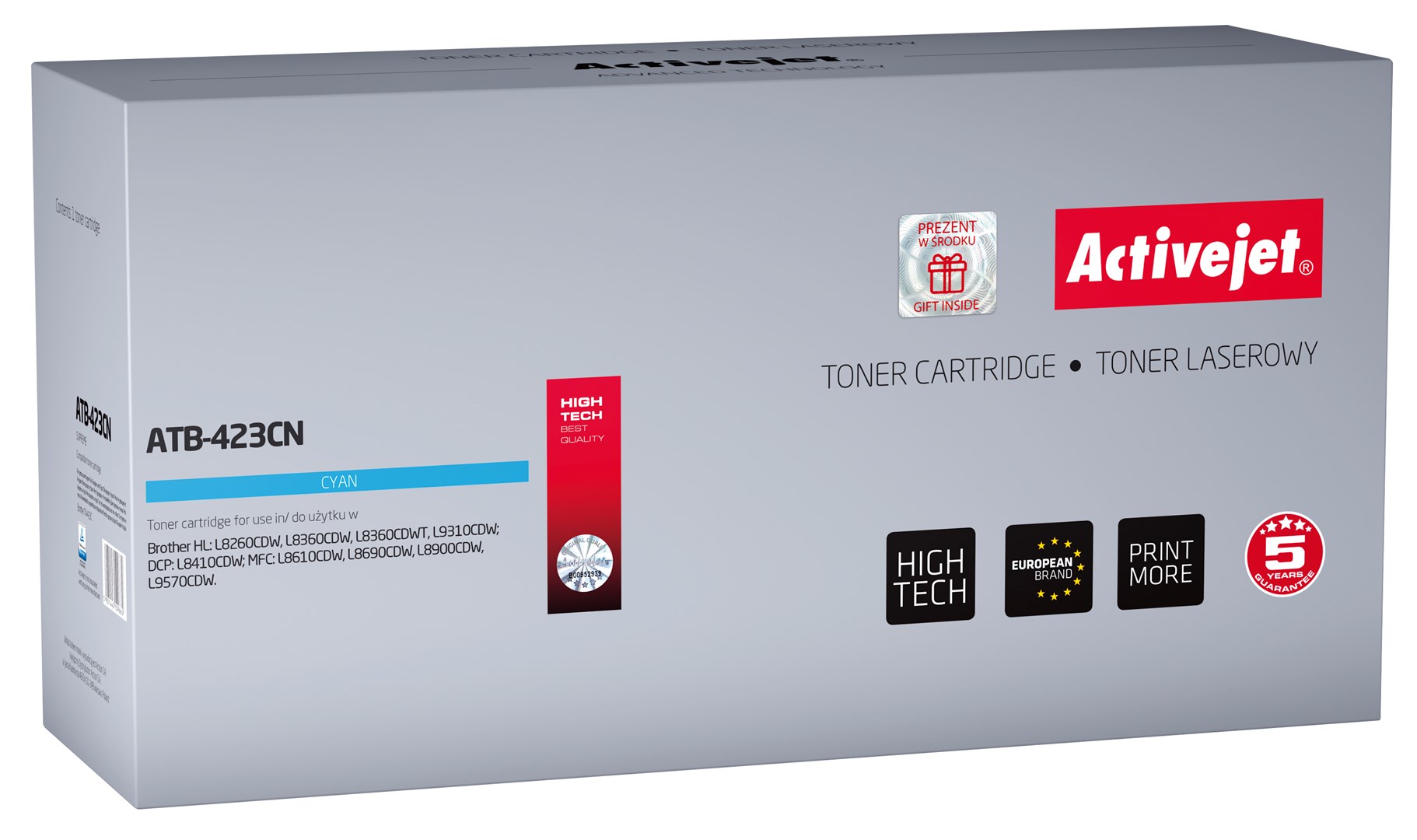 Activejet ATB-423CN Toner - Zamiennik Brother TN-423C