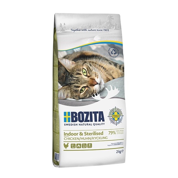 BOZITA Indoor & Sterilised Chicken - 10kg