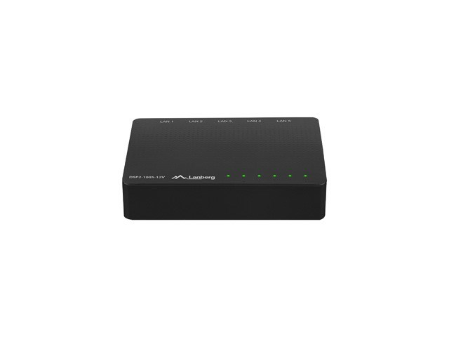 LANBERG SWITCH DSP2-1005-12V 5-Portowy 12V — zdjęcie 1 z 3