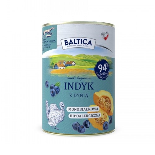 BALTICA SMAKI REGIONÓW Indyk z dynią 400g