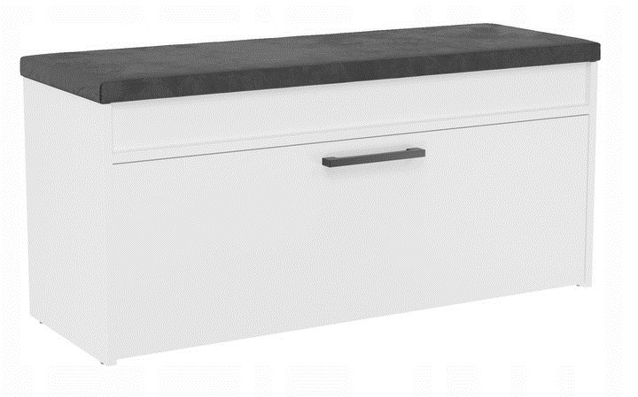 Szafka na buty PARMA 100x35xH49 biel — zdjęcie 1 z 3