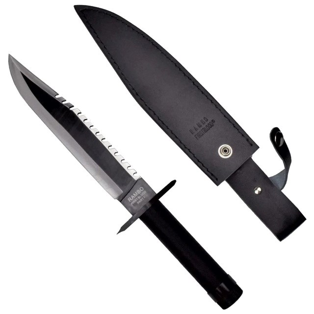 Nóż Rambo I Cinema Classic 360 mm z pochwą skórzaną — zdjęcie 1 z 6