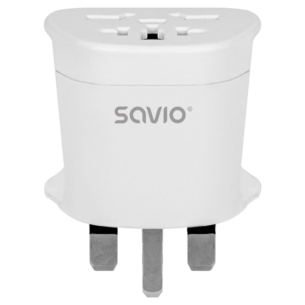 SAVIO ADAPTER PODRÓŻNY GNIAZDO GLOBALNE AP-05 — zdjęcie 1 z 6