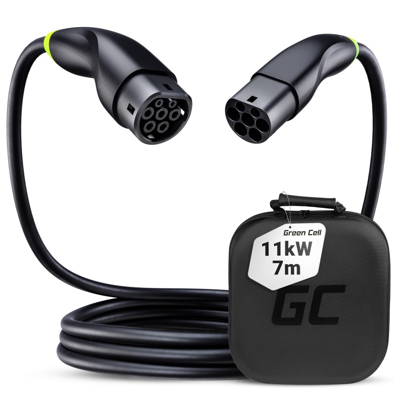Kabel EV Green Cell GC Snap Type 2 11kW 7m — zdjęcie 1 z 8