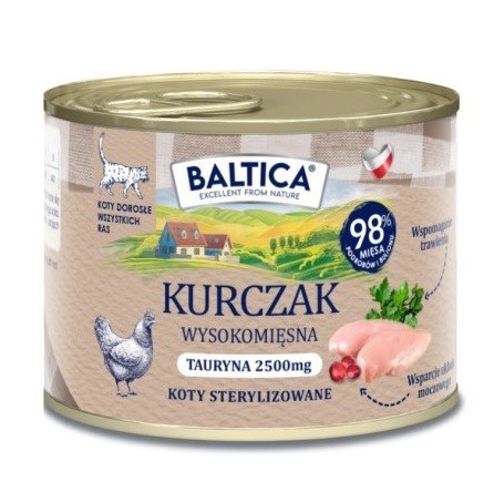 BALTICA SMAKI REGIONÓW Kot dorosły Kurczak 185g
