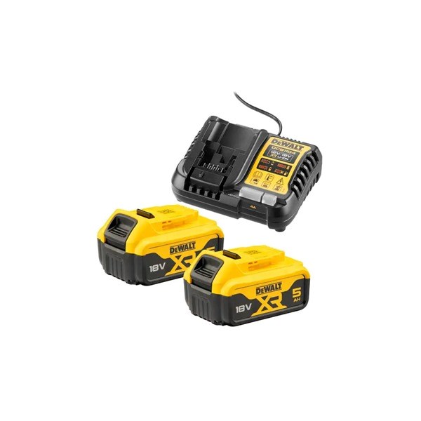 Ładowarka DCB1104 + 2x5Ah DCB1104P2 DEWALT — zdjęcie 1 z 6