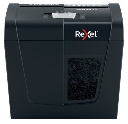 Rexel Niszczarka Secure X6, 6 Kartek, 10 L Kosz — zdjęcie 1 z 7