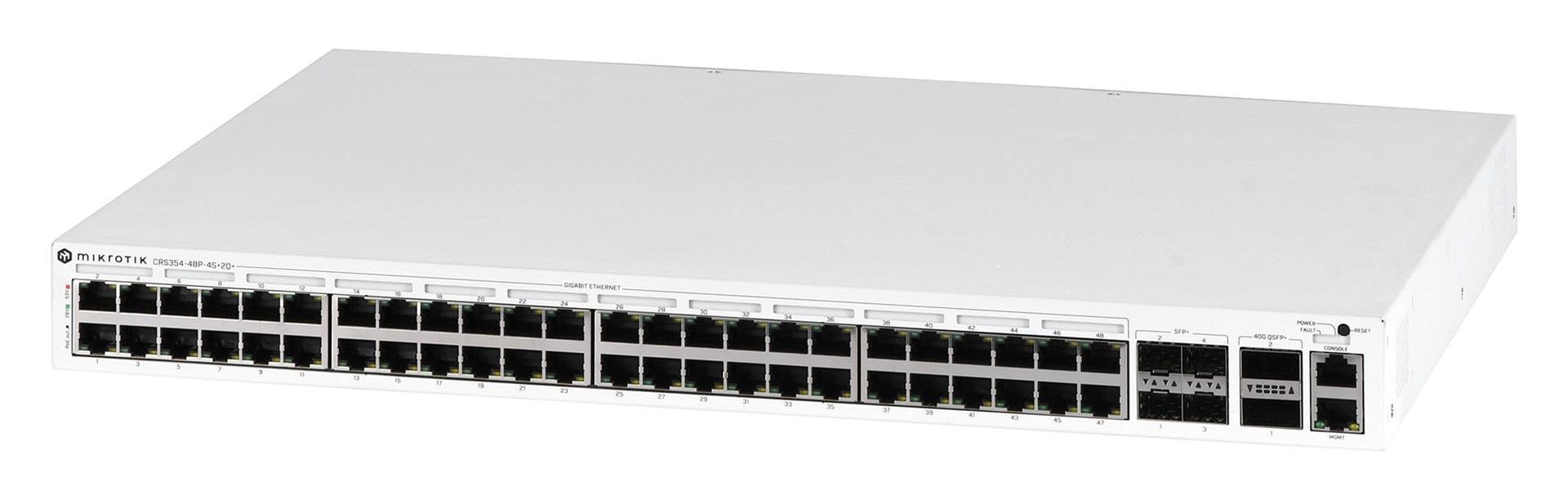Switch Mikrotik CRS354-48P-4S+2Q+RM 53p PoE 700W — zdjęcie 1 z 8