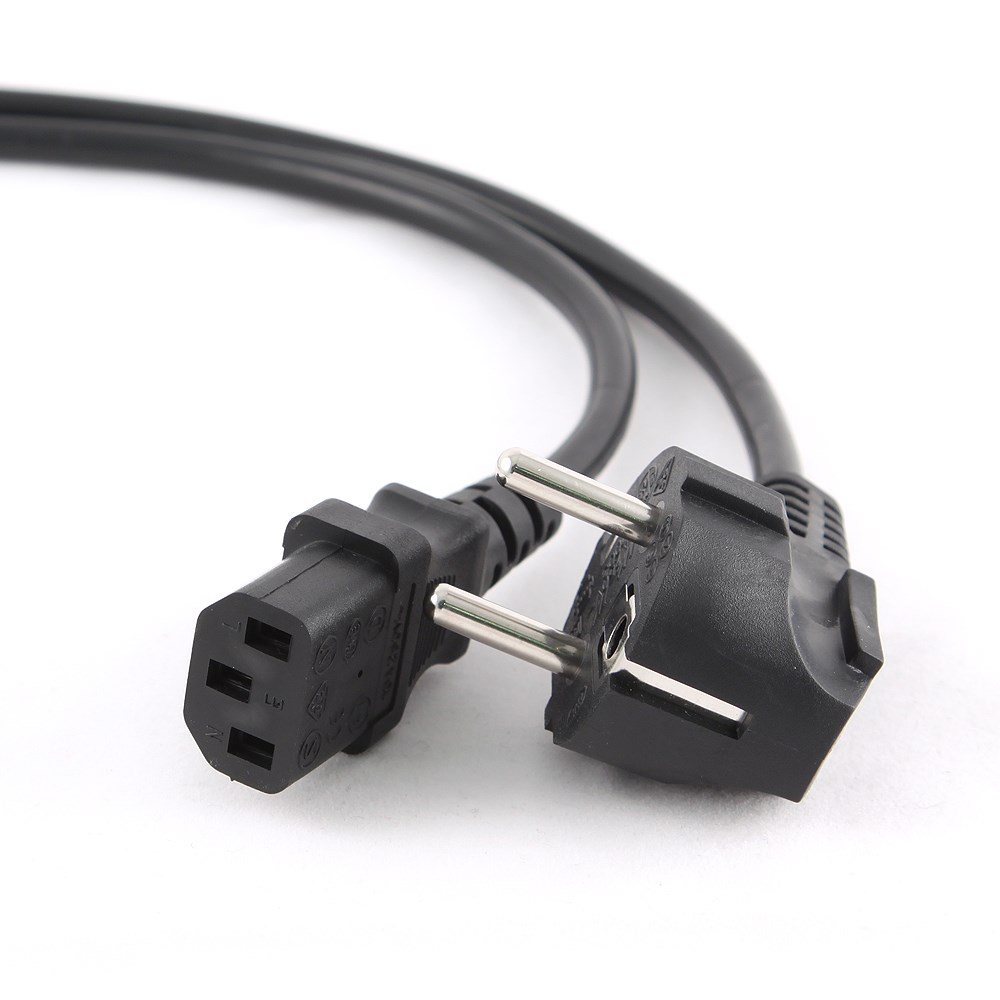 Kabel GEMBIRD PC-186-VDE-3M, 3m, Czarny — zdjęcie 1 z 4