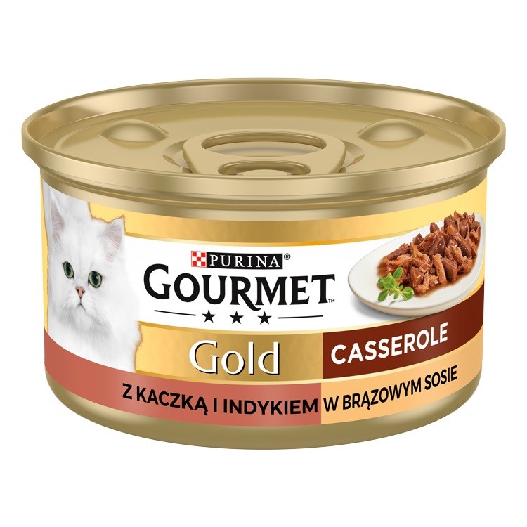 Gourmet Gold mokra karma 85g dla kaczki i indyka — zdjęcie 1 z 8