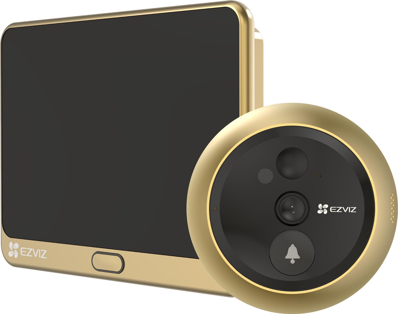 Wideodomofon EZVIZ DP2C 2MP 10,9 cm, złoty — zdjęcie 1 z 4